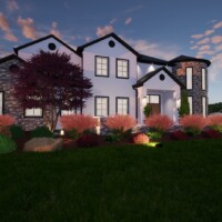 3D landscape and hardscape renderings.