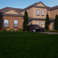 3D landscape and hardscape renderings.