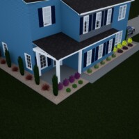 3D landscape and hardscape renderings.